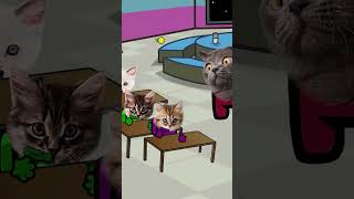 Kittens and Cat😍baseball bat👍😜👌Cup Song😄🤔Baby Shark Song [upl. by Vincent]