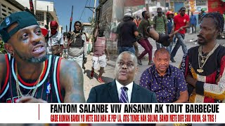 Bandi Viv Ansanm fè gwo dega Vivy Michel Fantom salanbe Barbecue ak Viv Ansanm Moun tonbe Solino [upl. by Weiman]