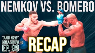 Vadim Nemkov vs Yoel Romero FIGHT RECAP [upl. by Saoj468]