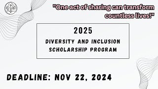 Diversity and Inclusion Scholarship Program [upl. by Nils823]