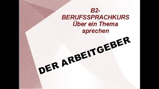 TELC B2 mündliche Prüfung Teil 1 Präsentation der Arbeitgeber [upl. by Anam]