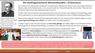 Wirtschaftspolitische Konzepte nachfrageorientierte und angebotsorientierte Wirtschaftspolitik [upl. by Nhguavad]