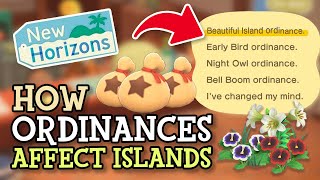 Animal Crossing New Horizons HOW ISLAND ORDINANCES WORK ACNH Direct Details 20 Update [upl. by Negroj995]