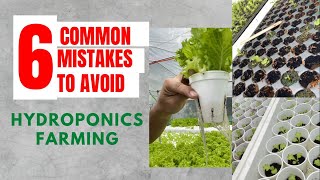 6 Common mistakes to avoid in hydroponics farming [upl. by Llireva]