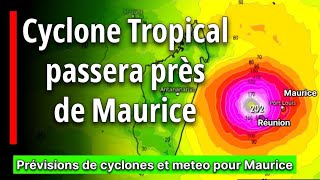 Prévision du 18 Janvier 2024  «Cyclone Tropical Candice devrait se former près de Maurice» meteo [upl. by Ailisec]