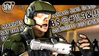 The Shit Marines Say  Halo SFM Animation [upl. by Nowell759]