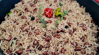 Jamaican style rice amp peas  recipe [upl. by Westphal379]