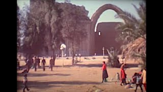 Ṭāq Kisrā  Ctesiphon  IRAQ 1979  تیسفون archive footage [upl. by Eralcyram]