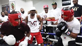 The FULL Gervonta Davis vs Devin Haney SPARRING WAR • 6 Rounds 18 Minutes DOG HOUSE RULES [upl. by Osnofledi]