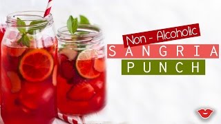 NonAlcoholic Sangria  Stephanie from Millennial Moms [upl. by Larina]