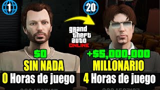 Guía Paso A Paso DEFINITIVA para COMO EMPEZAR y SER MILLONARIO EN desde 0 GTA 5 ONLINE [upl. by Eissirc]