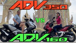 Honda ADV 350 Versus ADV 160 Pros amp Cons Of These Scooters in English [upl. by Ecyt]