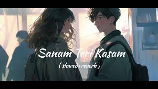 Sanam Teri Kasam  slowed reverb  Ankit tiwaris palak muchhal  lofi [upl. by Rialcnis306]