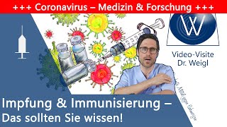 Impfen Wie schützt uns eine Impfung Wie bekommen wir eine Immunisierung amp Schutz vor Infektionen [upl. by Sudnac]