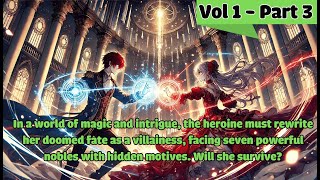 Vol 1  Part 3 Rewriting FateThe Villainess and the Seven Nobles  Fantasy Best Novel  Audiobook [upl. by Tnerb928]