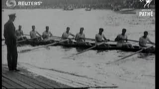 International regatta at Marlow 1919 [upl. by Browning698]