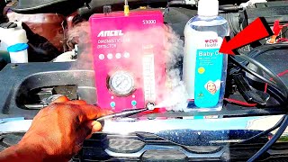 ANCEL S3000 Smoke Machine Testing For The First Time Using Baby OIL [upl. by Sigvard449]