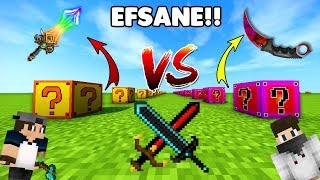 FORTUNİA VS FADE ŞANS BLOKLARI  Minecraft [upl. by Adiv]