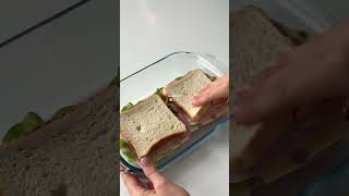 easy breakfast idea🥪 breakfast breakfastrecipe breakfastideas [upl. by Linell]