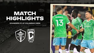 HIGHLIGHTS Columbus Crew vs Seattle Sounders FC [upl. by Nairde948]