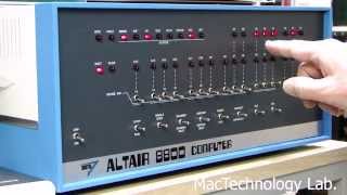 Altair8800によるテストプログラムのオペレーション [upl. by Naga]