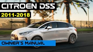 CITROEN DS5 20112018 Owners Manual  How to DOWNLOAD the PDF in ENGLISH  Maintenance User Guide [upl. by Hamid518]