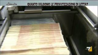 Quanto valgono le privatizzazioni di Letta [upl. by Ehsiom994]