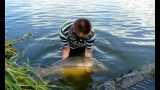 Jarosławki 175 kg carp release Czarek Gryfice [upl. by Inanuah]