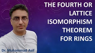 The Fourth or Lattice Isomorphism Theorem for Rings  Urdu  Hindi [upl. by Cotter]