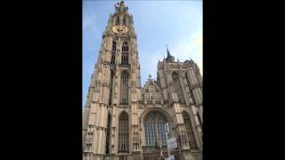 Antwerp cathedral partial peal c1 d1 es1 bes1  Kathedraal Antwerpen deelgelui [upl. by Kuster]