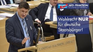 Wahlrecht nur für deutsche Staatsbürger [upl. by Cheslie595]