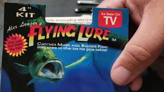 1 Flea Market Fishing Challenge The Flying Lure Catch Big Bass Vintage How To Rig As Seen on TV [upl. by Eelrahc]