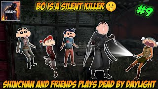 Bochan is a silent killer 🤫🔪  shinchan and his friends playing dead by daylight 😱  horror game 👻 [upl. by Voe]