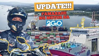 UPDATE PAMASAHE NG MOTOR SA BARKO  BATANGASROXAS CITY  AEROX 155 V1 [upl. by Notkcorb204]