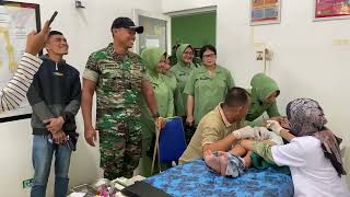 Khitanan Massal dalam rangka HUT TNI Ke79 Tahun 2024 Yonkav 5DPC [upl. by Lemaj]