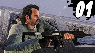 Grand Theft Auto 5  Part 1  THE NEW BEGINNING 2024 [upl. by Gwennie]