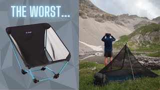 Here’s Why I Don’t Use Camping Chairs…and neither should you [upl. by Okubo]