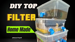 DiY Top Filter Home Made For Crayfish [upl. by Leiad874]