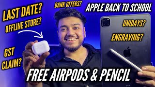 Apple Back to school 2024 Last date Offline store Bank offer How to verify with Unidays🔥 QnA [upl. by Adamec]