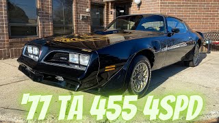 1977 Pontiac Pontiac Trans Am  455  4 Speed  SOLD [upl. by Lekcar]