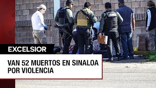 Violencia en Sinaloa Nueve ejecutados en un día y ausentismo en escuelas [upl. by Euqcaj]