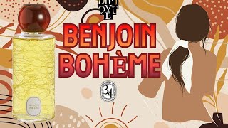 Diptyque BENJOIN BOHÈME  Fragrance Review  Bohemian Way of Life  Collection 34 [upl. by Mariken253]