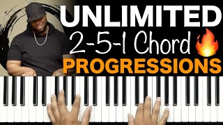 UNLIMITED 251 Chord Progressions amp Advanced Substitution Chords [upl. by Crystie]