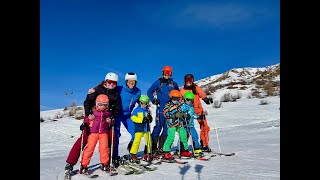 Passo Tonale skiing  February 2024 [upl. by Rofotsirk614]