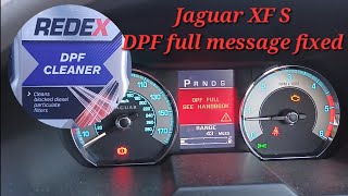 Jaguar XF DPF Red warning message ☆☆☆☆ fixed ☆☆☆☆ [upl. by Hizar714]