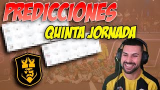 PREDICCIONES DE LA JORNADA 5  KINGS LEAGUE⚽️ [upl. by Jone697]