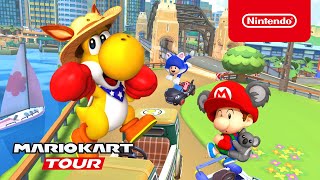 Mario Kart Tour  Sydney Tour Trailer [upl. by Akiwak]