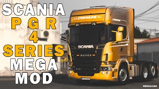 ETS2 Mods v149  Scania P G R 4 Series Longline Mega Mod Pack  ETS2 Mods [upl. by Onofredo]