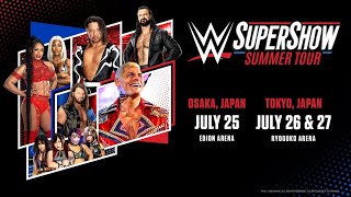 WWE Live SuperShow Results Osaka Japan 25724 [upl. by Eleph]