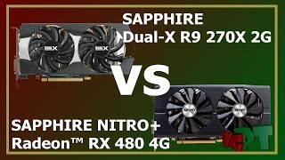 R9 270X vs RX 480 Benchmarks [upl. by Llerryt]